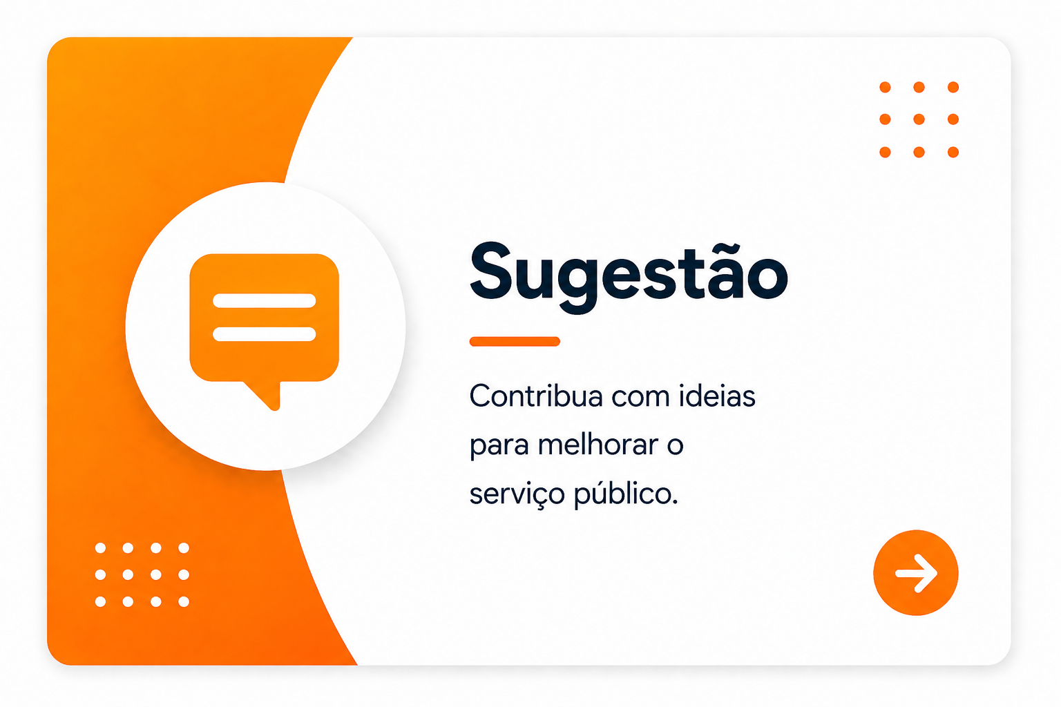 Registrar Sugestão
